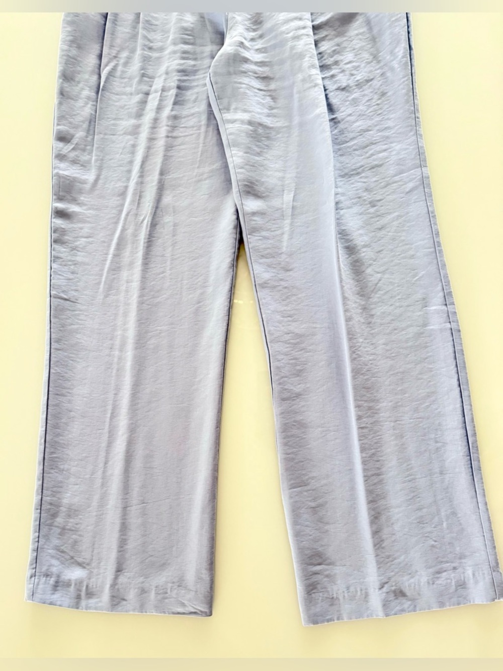 ZARA Women’s Pleated Full Length Pants - Pastel Blue -Size Medium *Read details - Picture 4 of 13